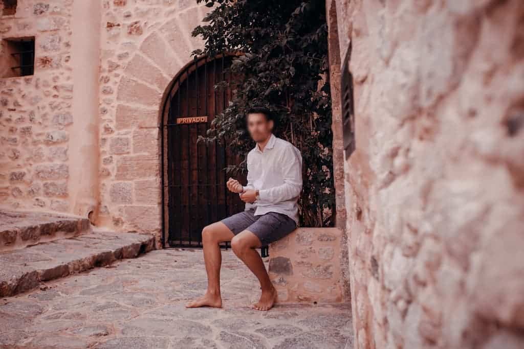 Paul zeigt sich in der Altstadt.