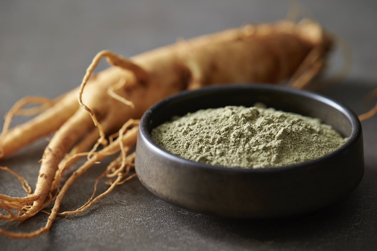 Das Bild zeigt Ginseng, ein natürliches Potenzmittel und Aphrodisiakum, das als Viagraersatz nutzbar ist.